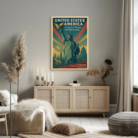A Land of Dreams and Opportunity Poster PosterGoat