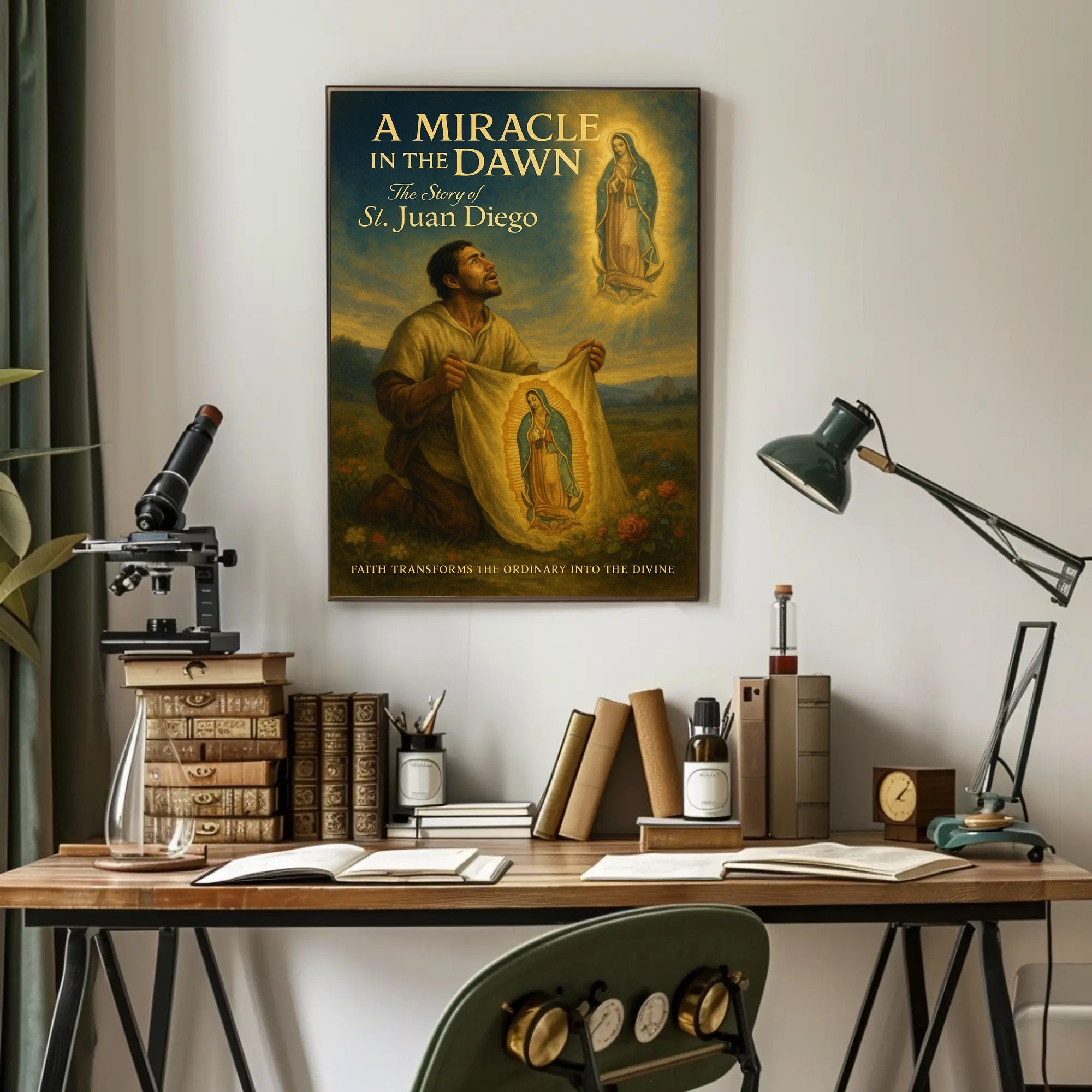 A Miracle in the Dawn The Story of St. Juan Diego Poster PosterGoat