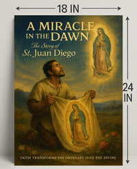 A Miracle in the Dawn The Story of St. Juan Diego Poster PosterGoat