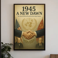 A New Dawn 1945 Vintage Poster Wall Art PosterGoat