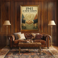 A New Dawn 1945 Vintage Poster Wall Art PosterGoat