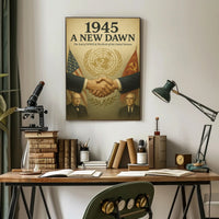 A New Dawn 1945 Vintage Poster Wall Art PosterGoat