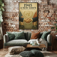 A New Dawn 1945 Vintage Poster Wall Art PosterGoat