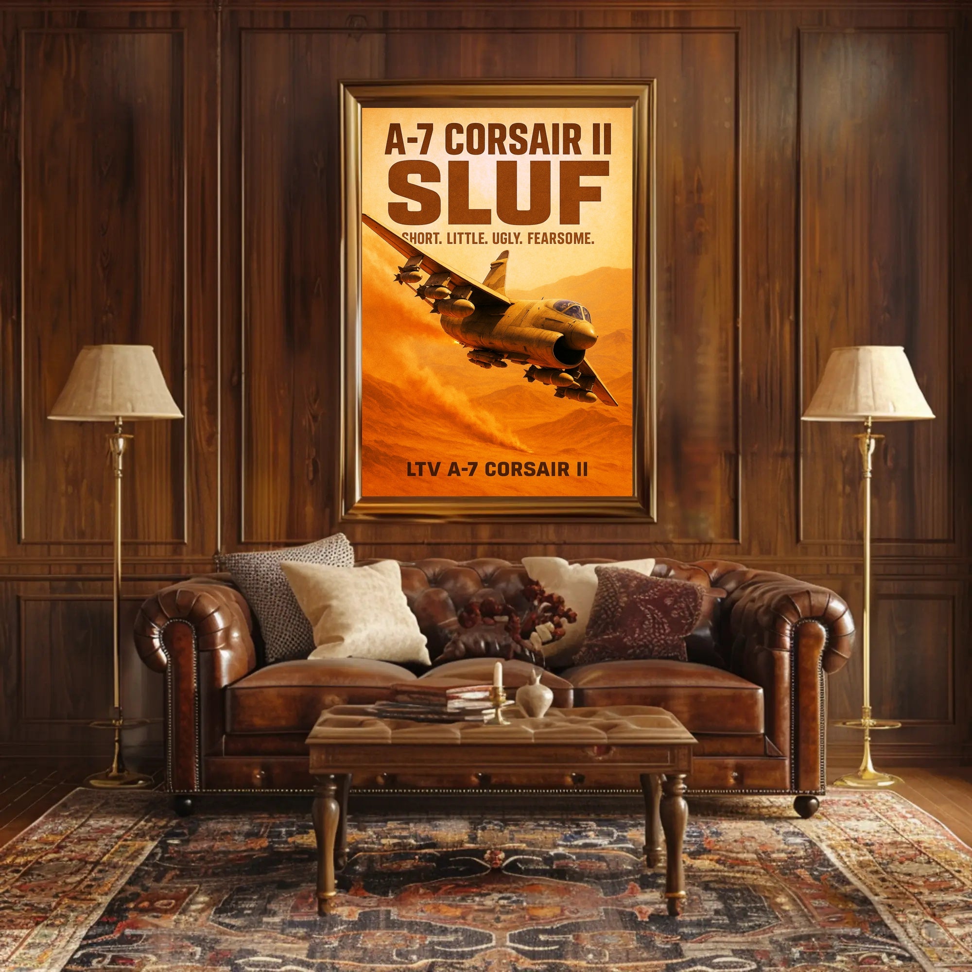 A7 Corsair II SLUF Poster PosterGoat