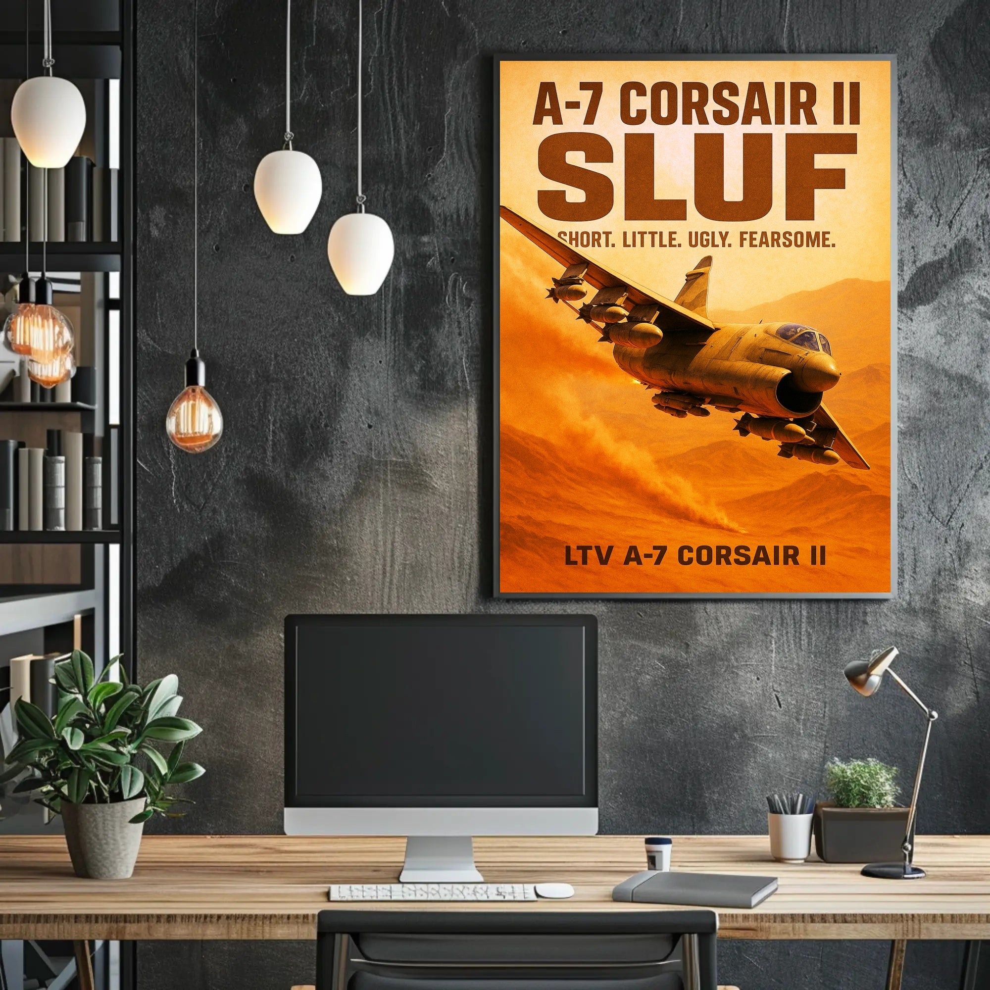 A7 Corsair II SLUF Poster PosterGoat
