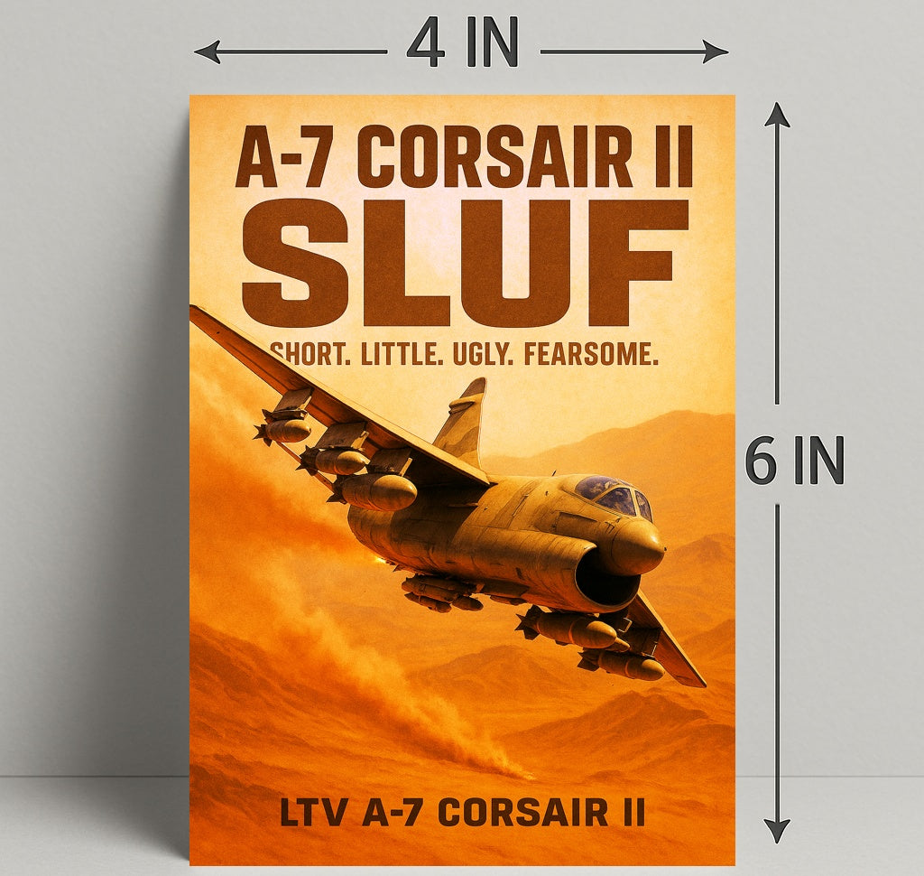 A7 Corsair II SLUF Poster PosterGoat
