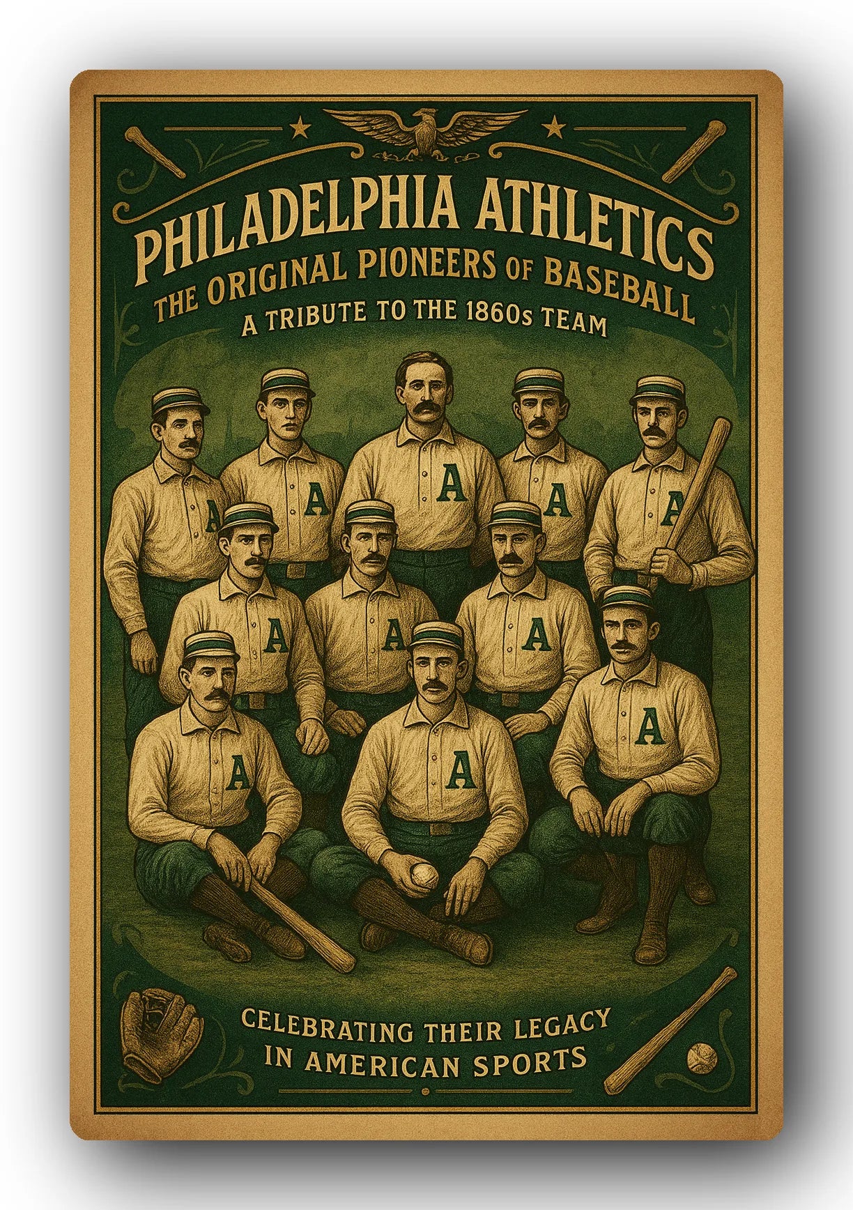 Philadelphia Athletics A Tribute To Trading Card