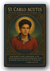 St. Carlo Acutis The Young Apostle Of Trading Card