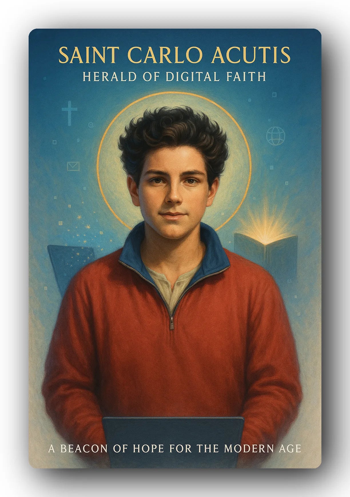 Saint Carlo Acutis Herald Of Digital Trading Card