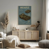 AAV7 Amphibious Assault Vehicle Poster PosterGoat