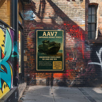 AAV7 Amphibious Assault Vehicle Poster PosterGoat