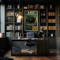 AAV7 Amphibious Assault Vehicle Poster PosterGoat