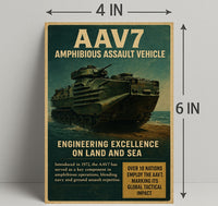 AAV7 Amphibious Assault Vehicle Poster PosterGoat