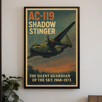 AC-119 Shadow Stinger Poster PosterGoat