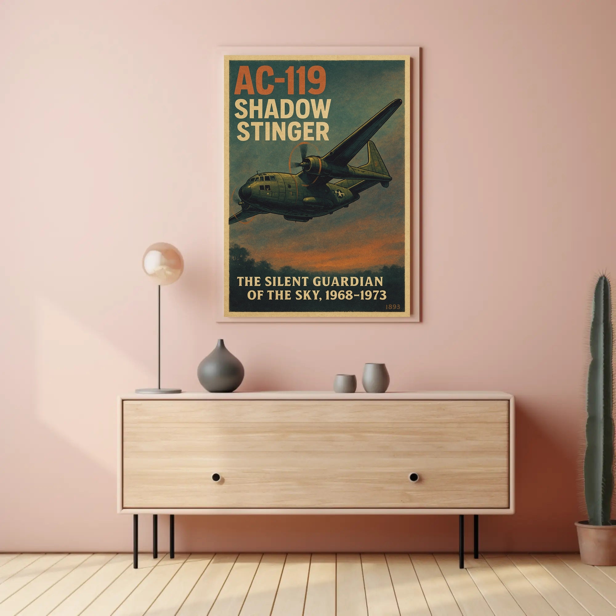 AC-119 Shadow Stinger Poster PosterGoat