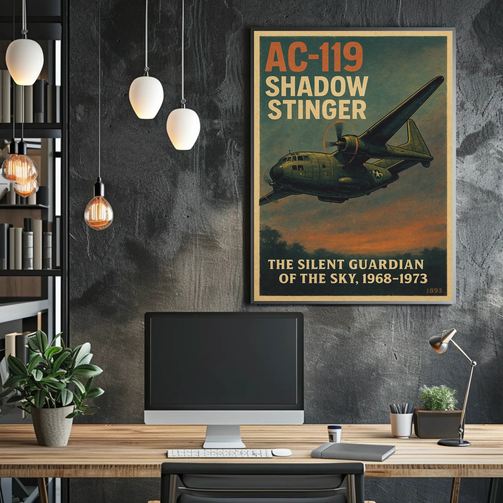 AC-119 Shadow Stinger Poster PosterGoat