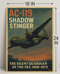 AC-119 Shadow Stinger Poster PosterGoat