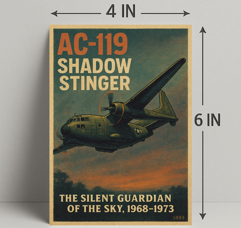 AC-119 Shadow Stinger Poster PosterGoat