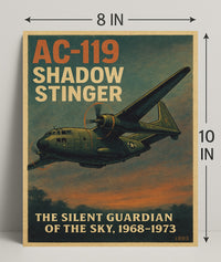 AC-119 Shadow Stinger Poster PosterGoat