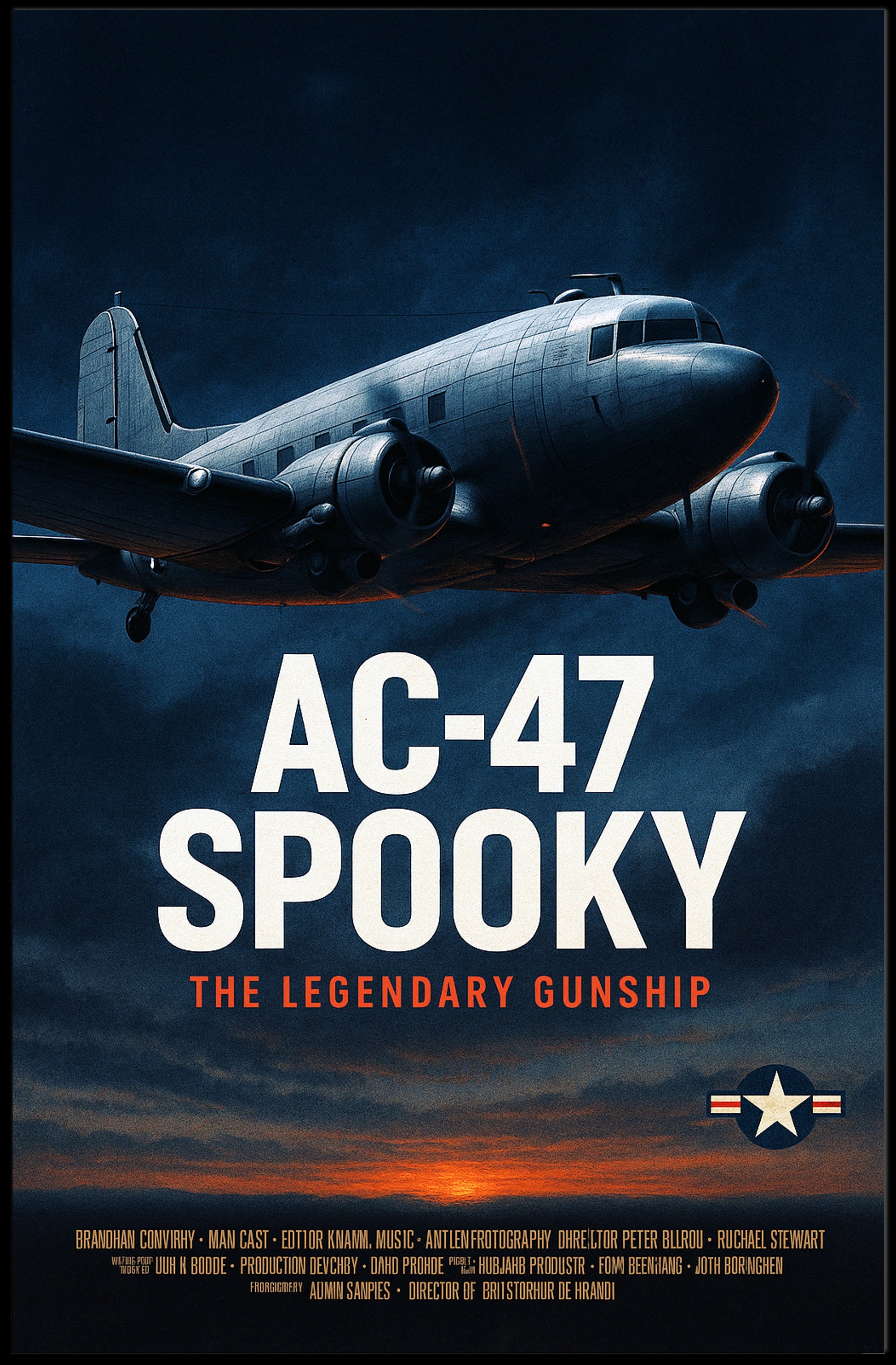 AC-47 Spooky The Legendary Gunship Poster PosterGoat
