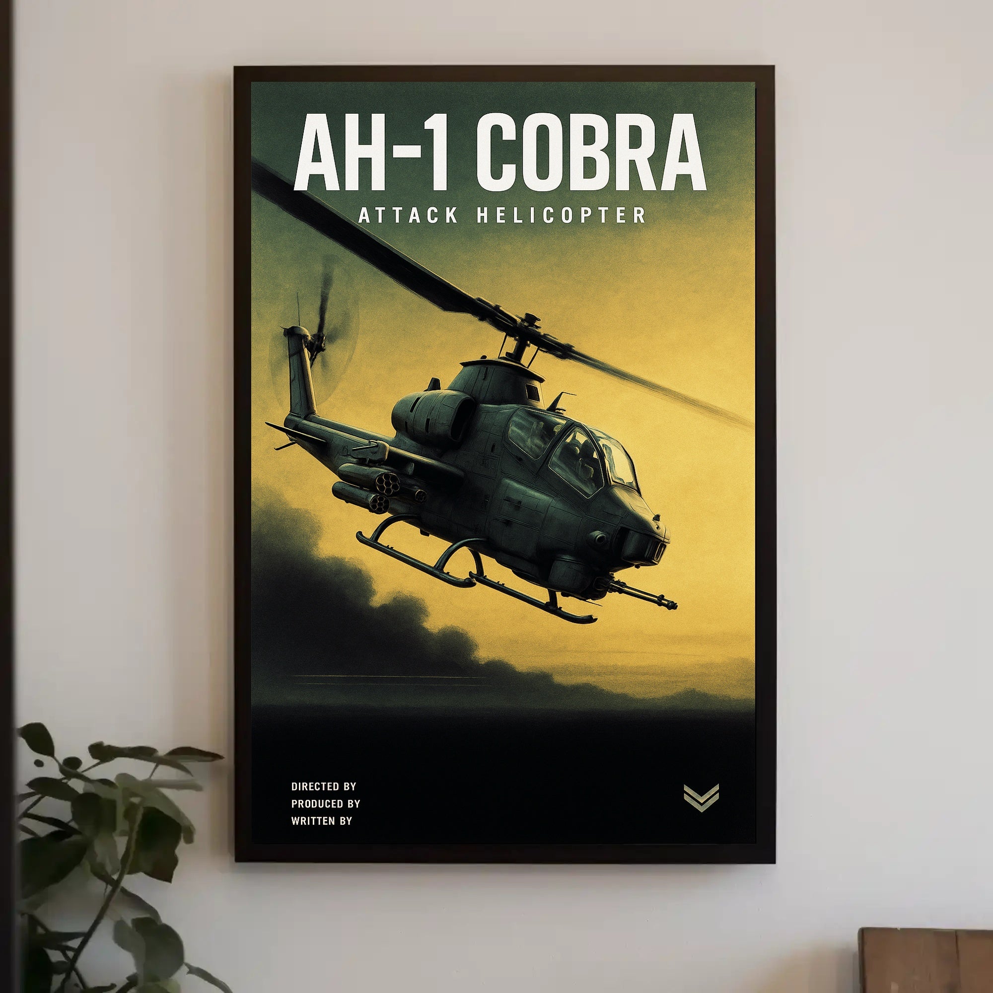 AH-1 Cobra Attack Helicopter Poster PosterGoat