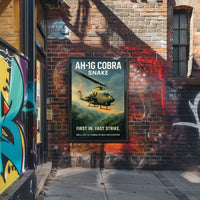 AH-1G Cobra Attack Helicopter Poster PosterGoat
