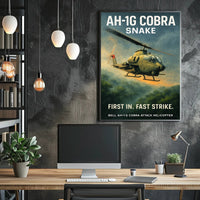 AH-1G Cobra Attack Helicopter Poster PosterGoat