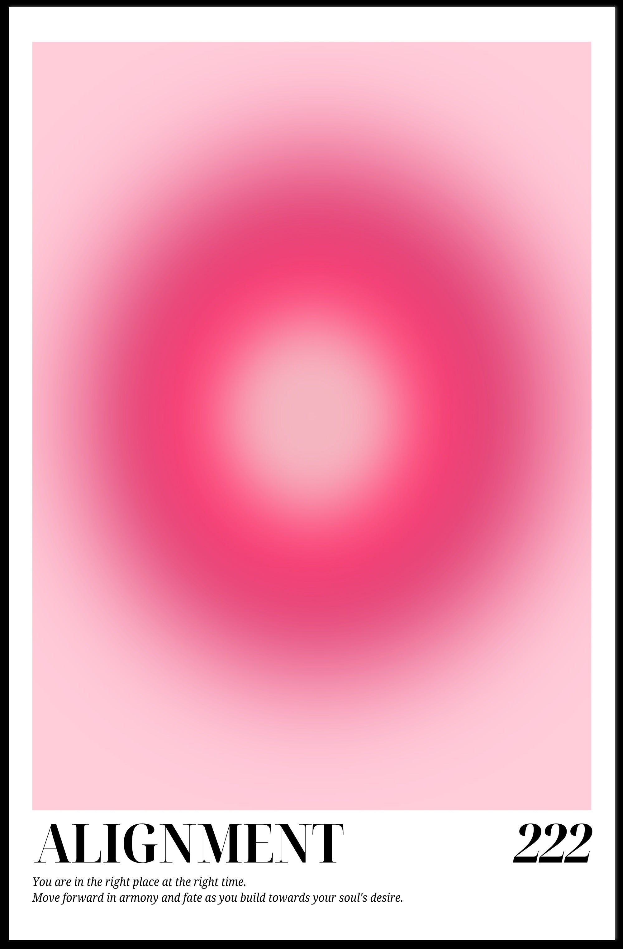 ALIGNMENT 222: Captivating Abstract or Artistic Poster PosterGoat