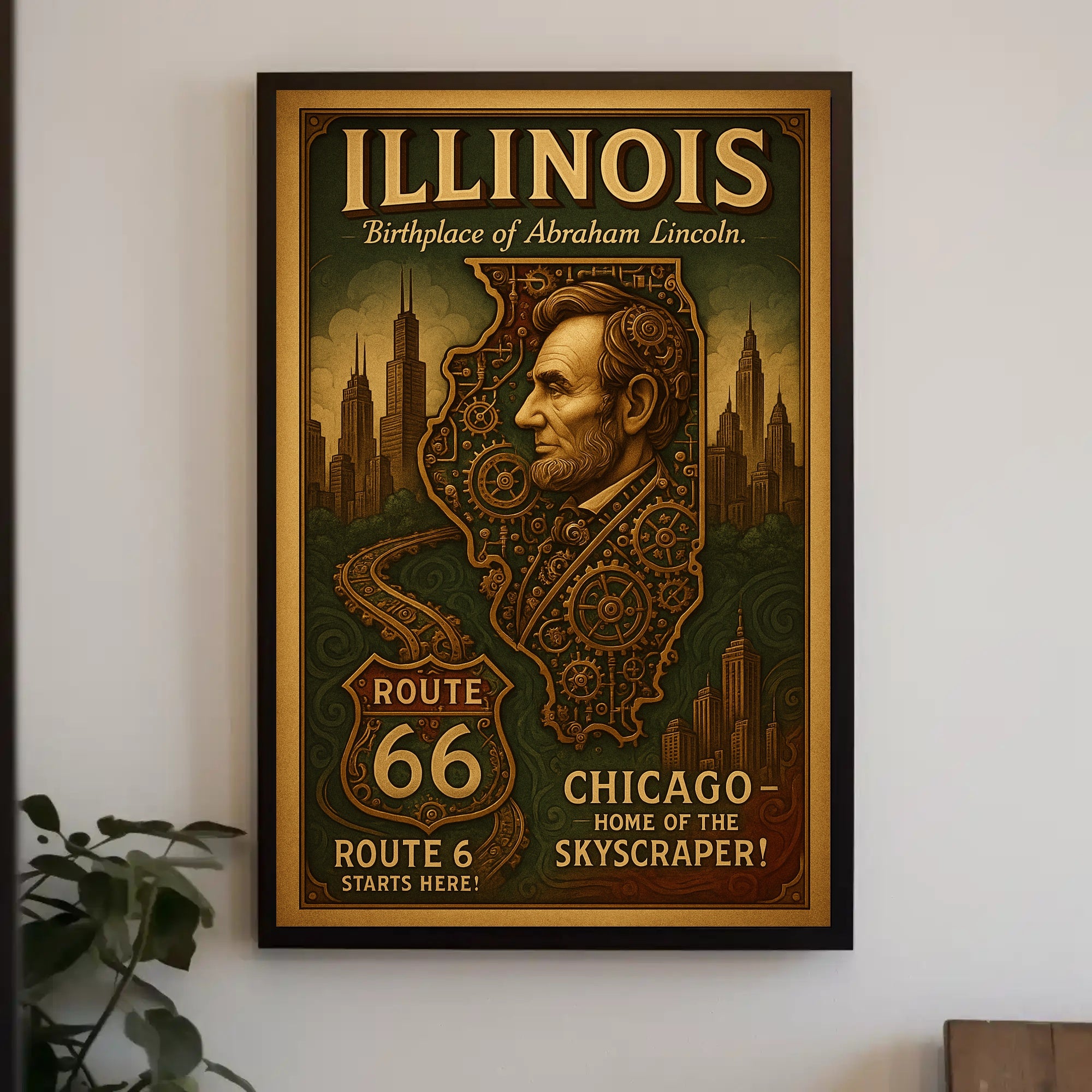 Abraham Lincoln 16Th President Poster PosterGoat