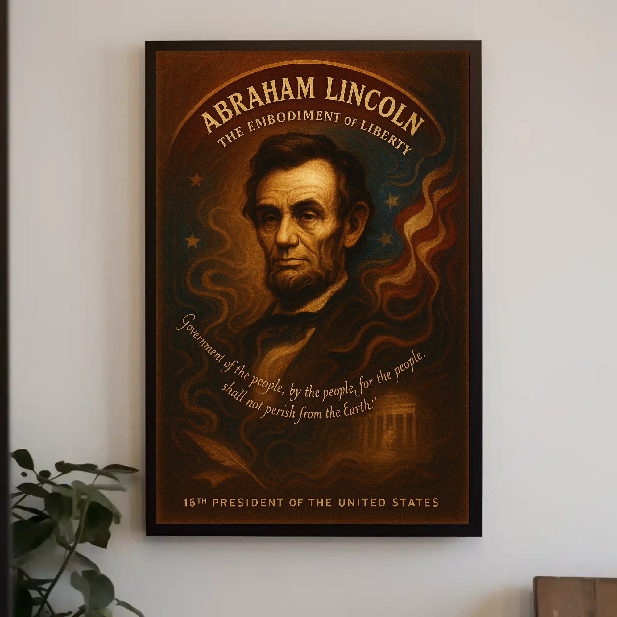 Abraham Lincoln 16th President Poster PosterGoat