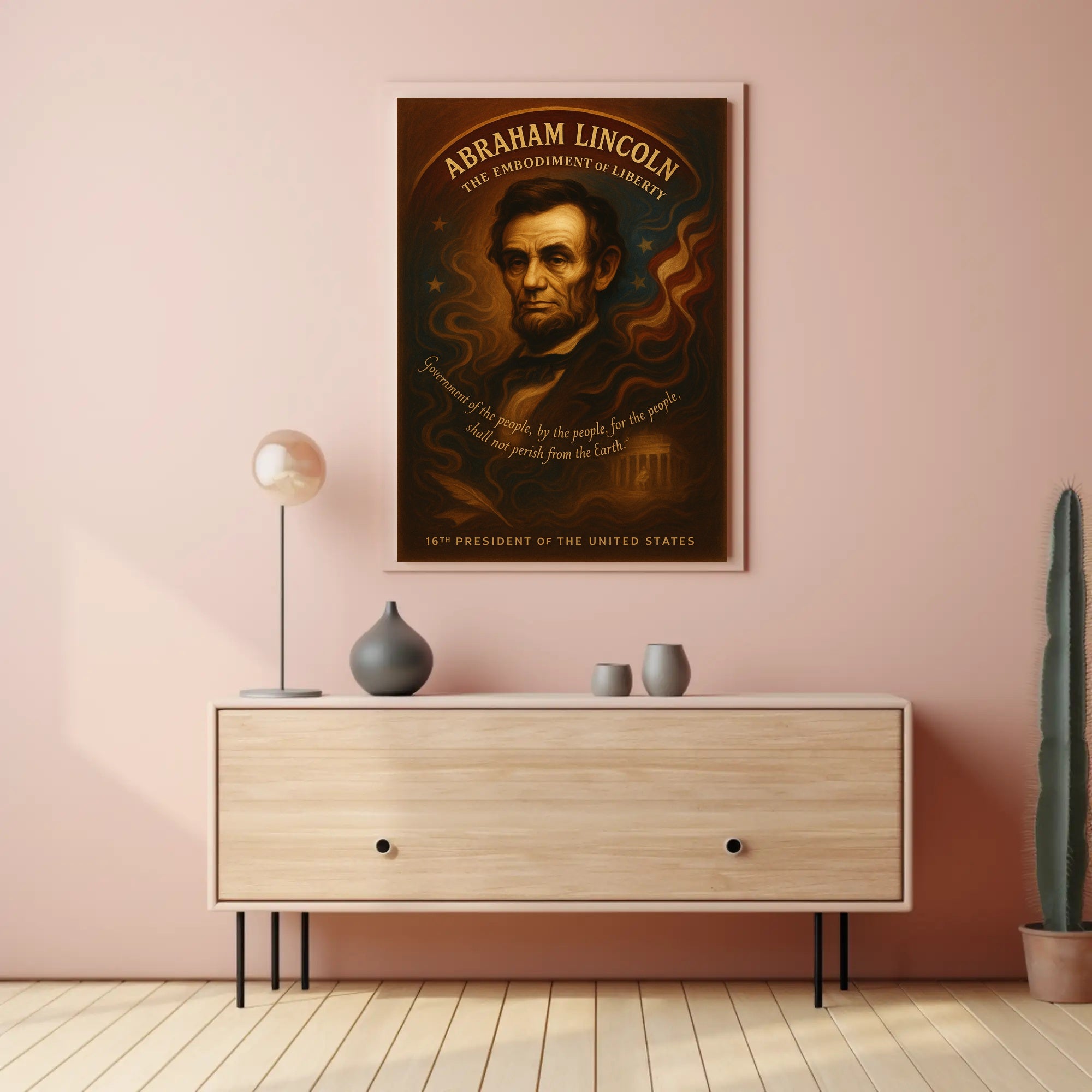 Abraham Lincoln 16th President Poster PosterGoat