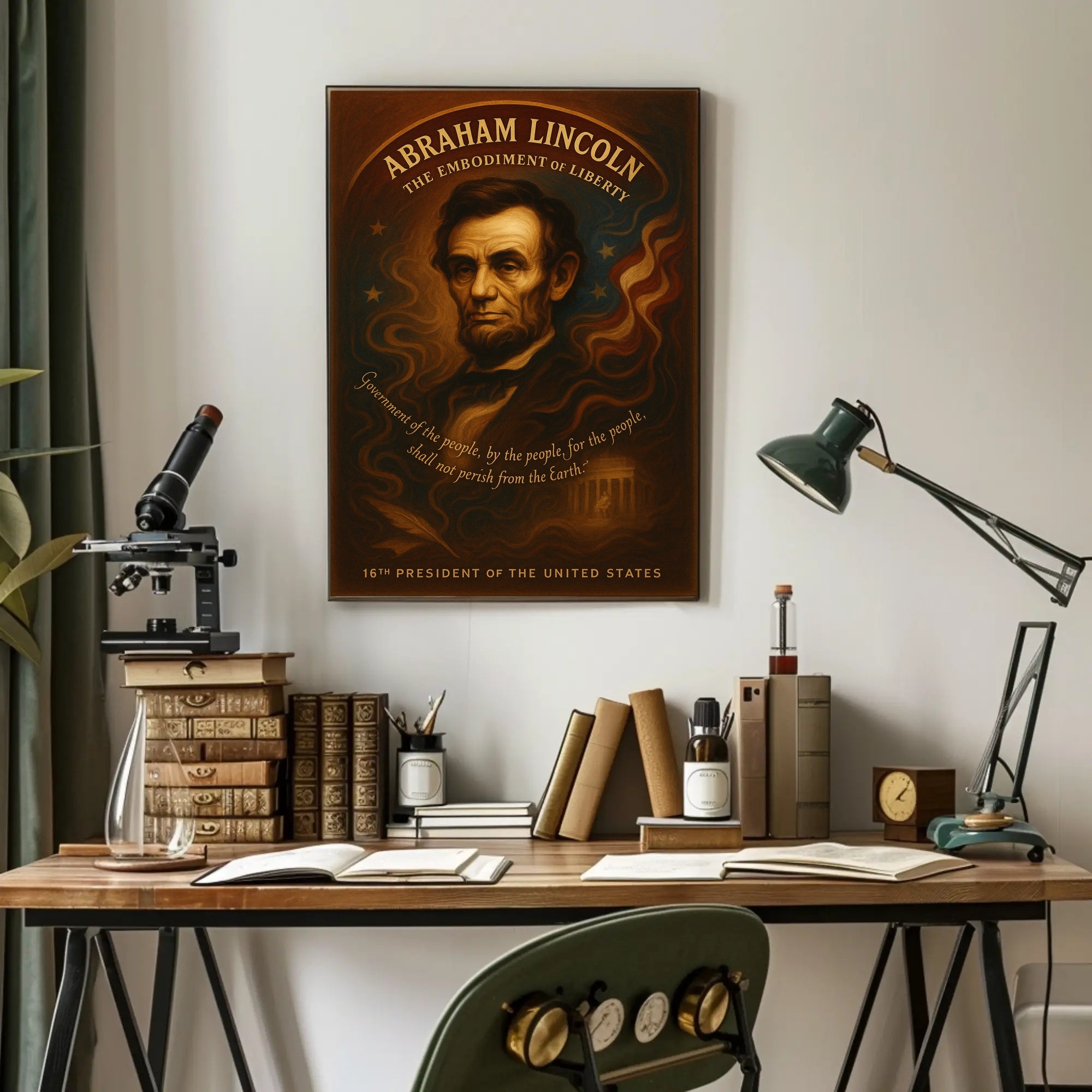Abraham Lincoln 16th President Poster PosterGoat