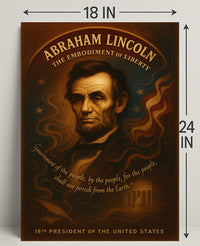 Abraham Lincoln 16th President Poster PosterGoat