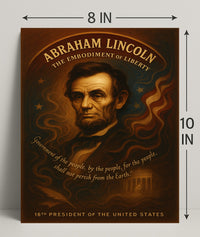 Abraham Lincoln 16th President Poster PosterGoat