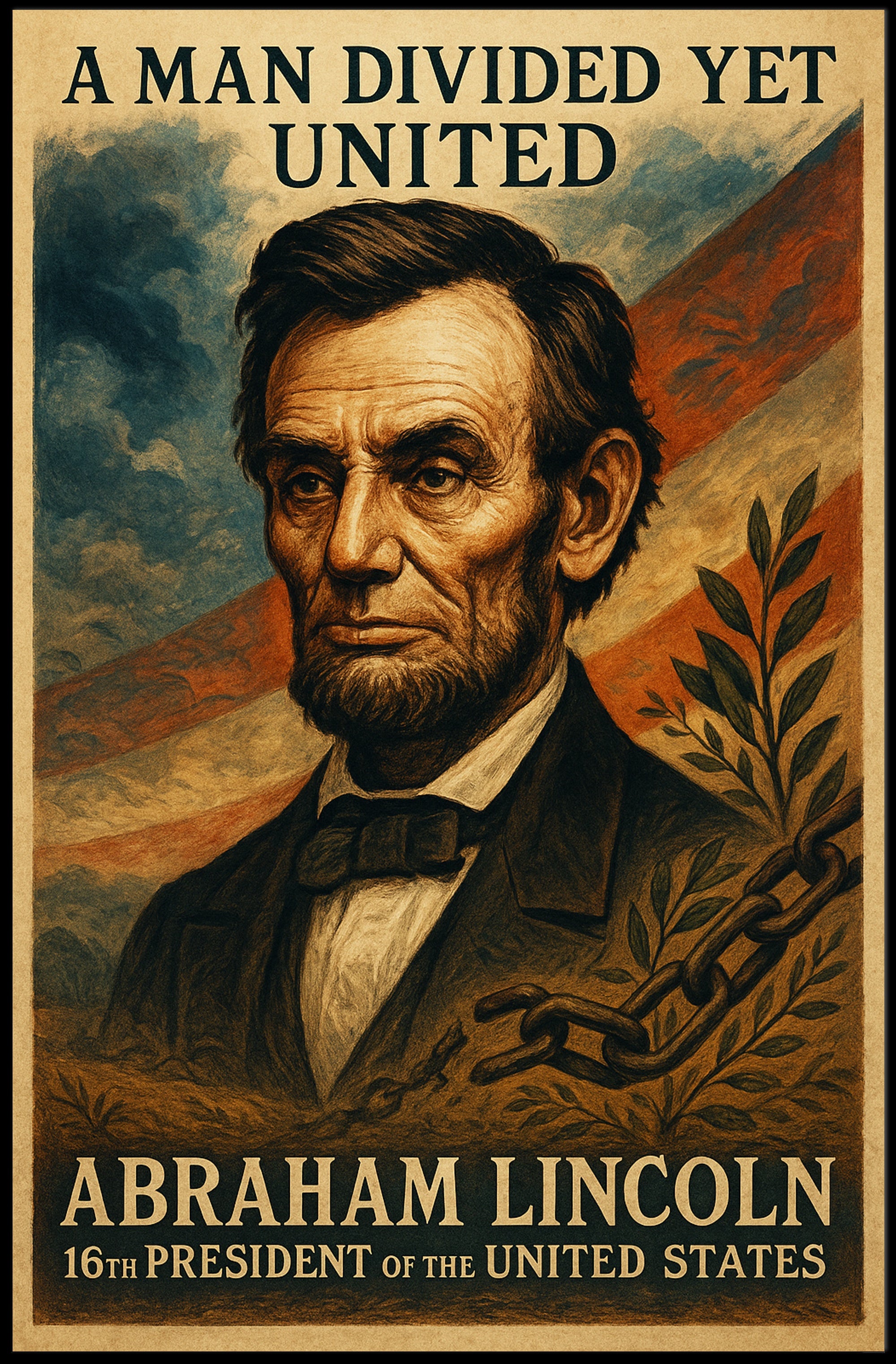 Abraham Lincoln 16th President Poster PosterGoat
