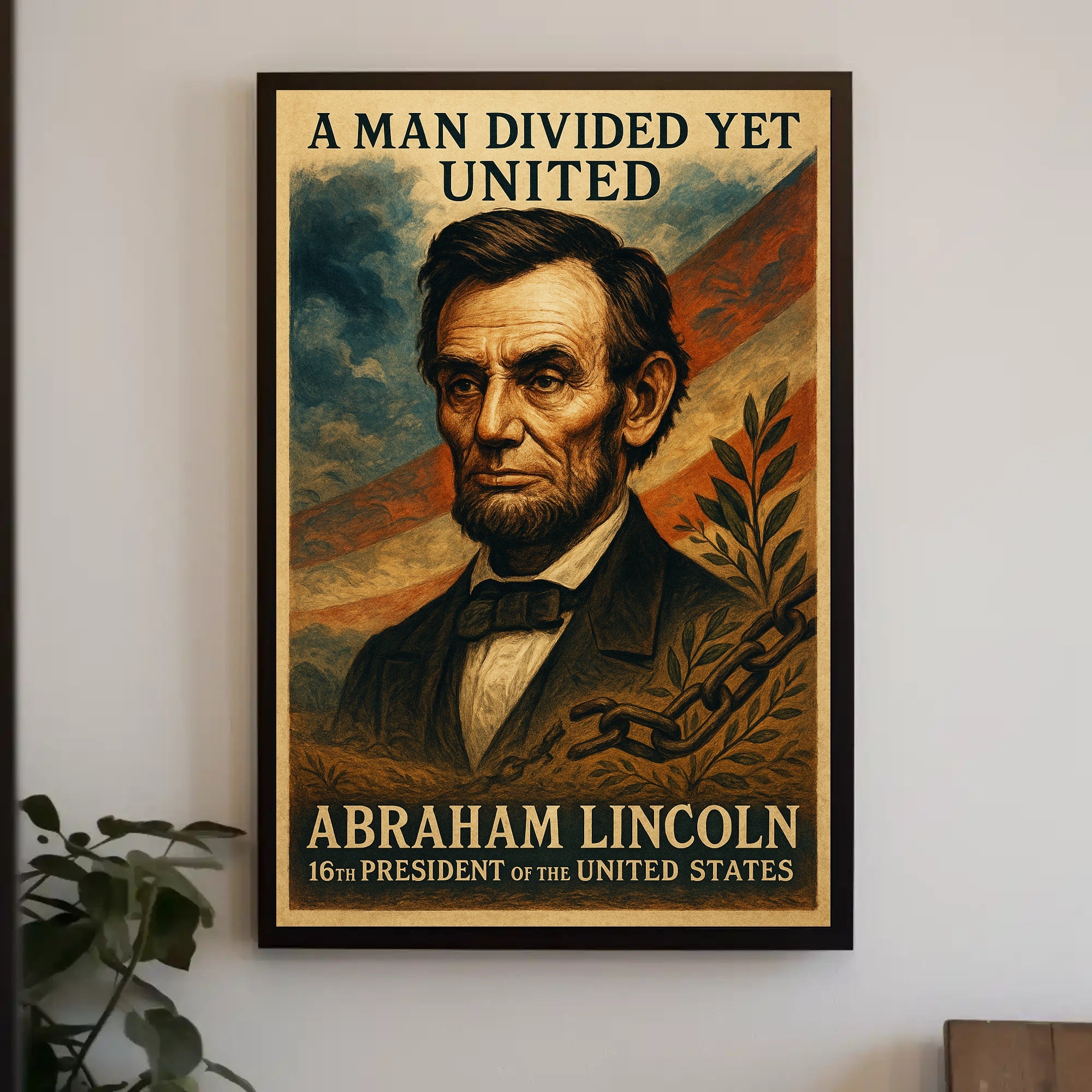 Abraham Lincoln 16th President Poster PosterGoat