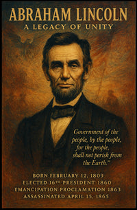 Abraham Lincoln 16th President Poster PosterGoat