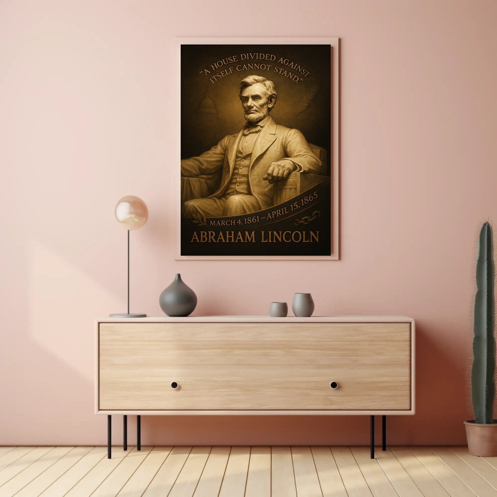 Abraham Lincoln 16th President Poster PosterGoat