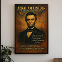 Abraham Lincoln 16th President Poster PosterGoat