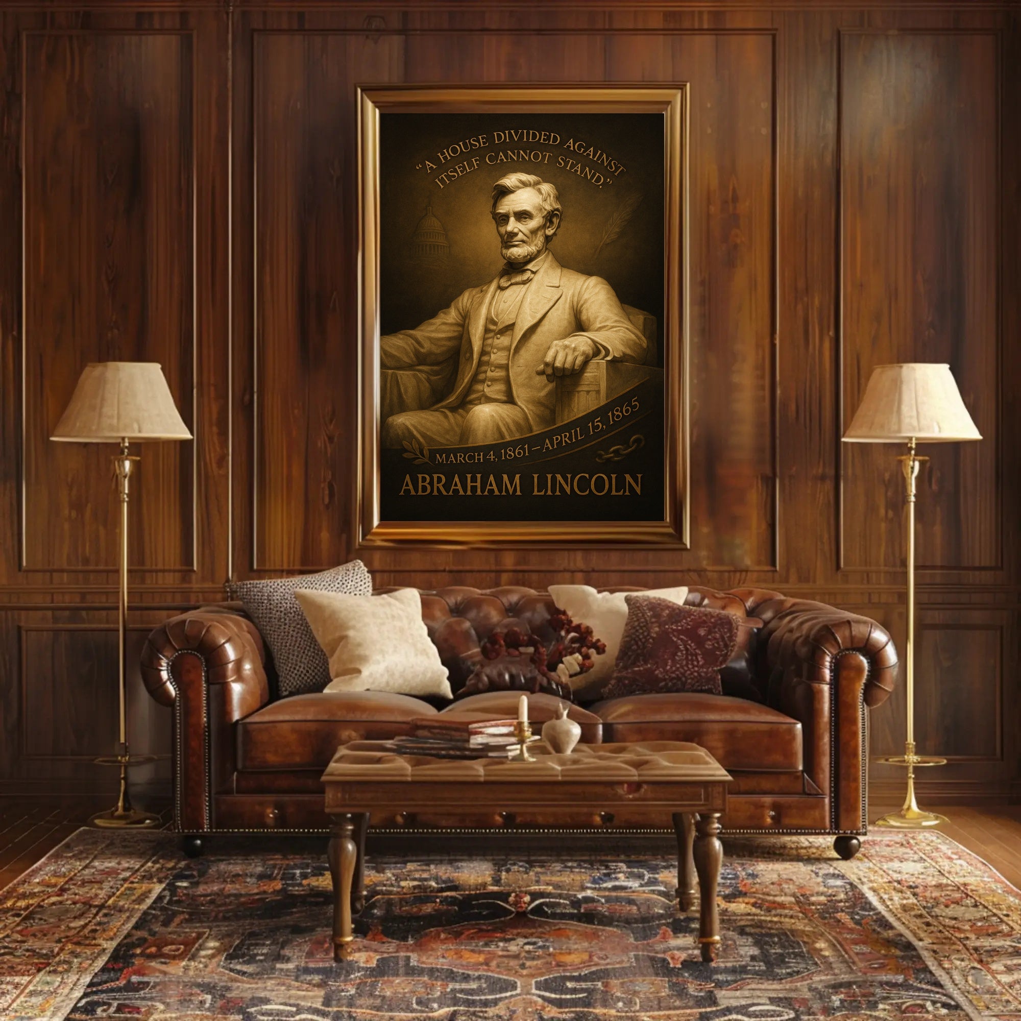 Abraham Lincoln 16th President Poster PosterGoat