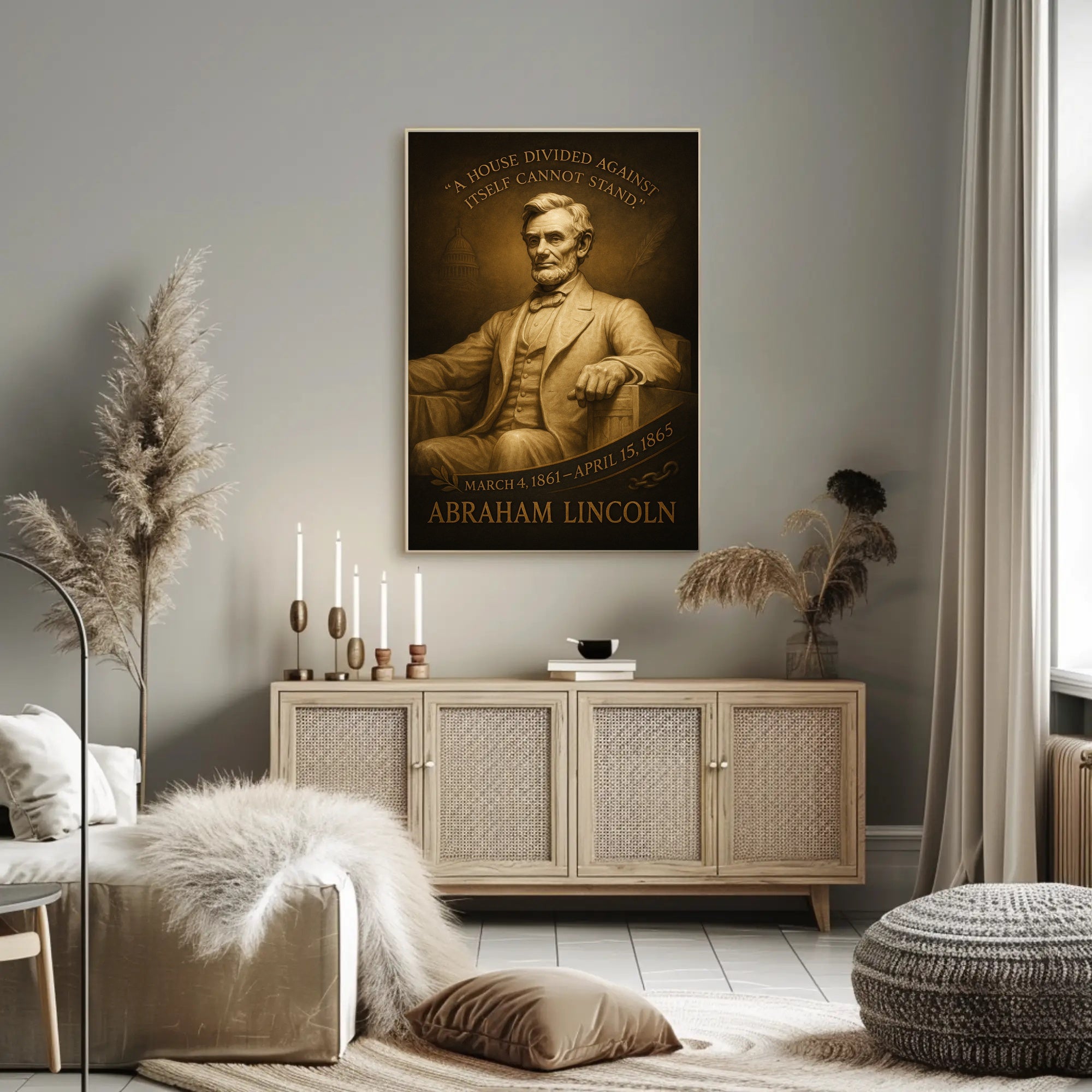 Abraham Lincoln 16th President Poster PosterGoat