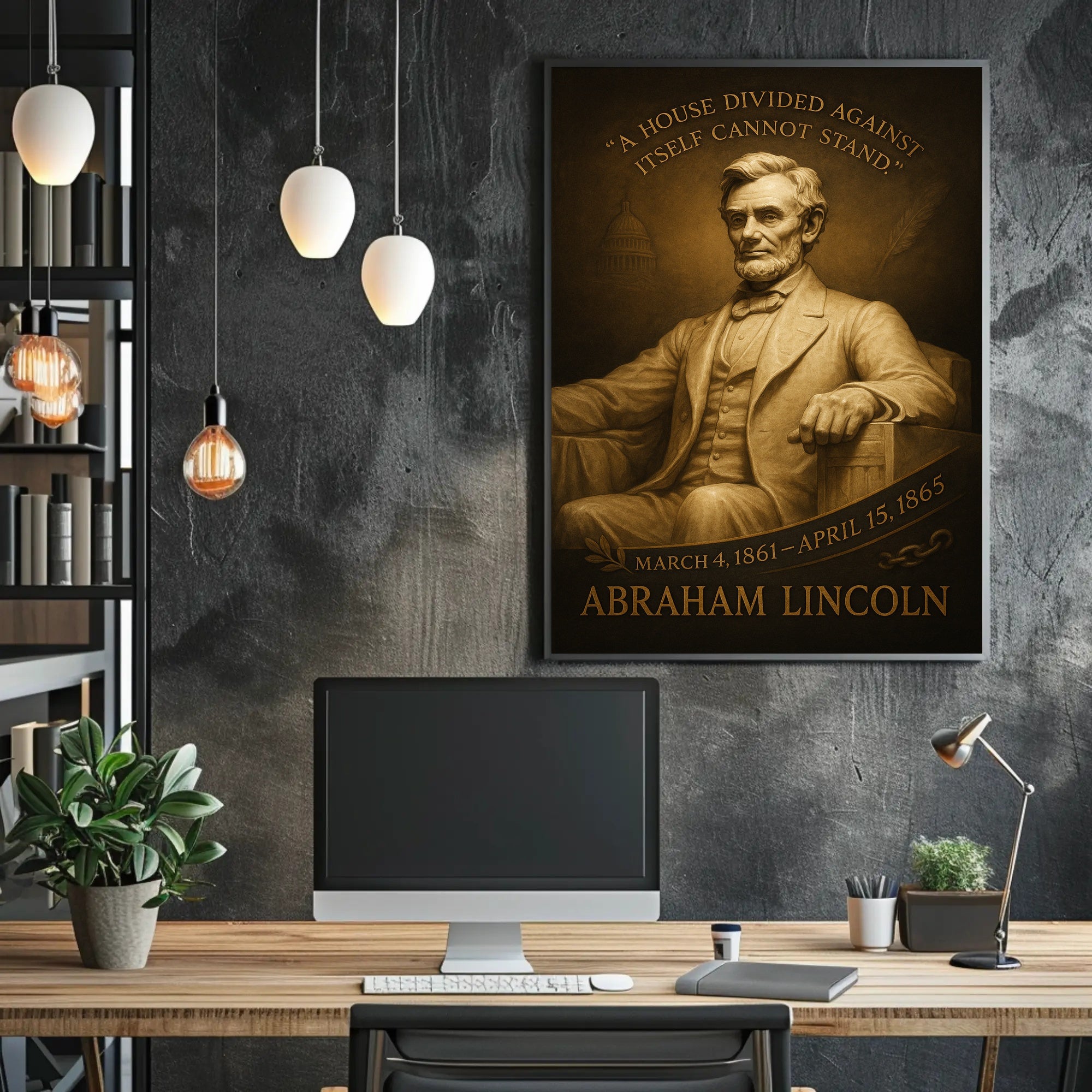 Abraham Lincoln 16th President Poster PosterGoat