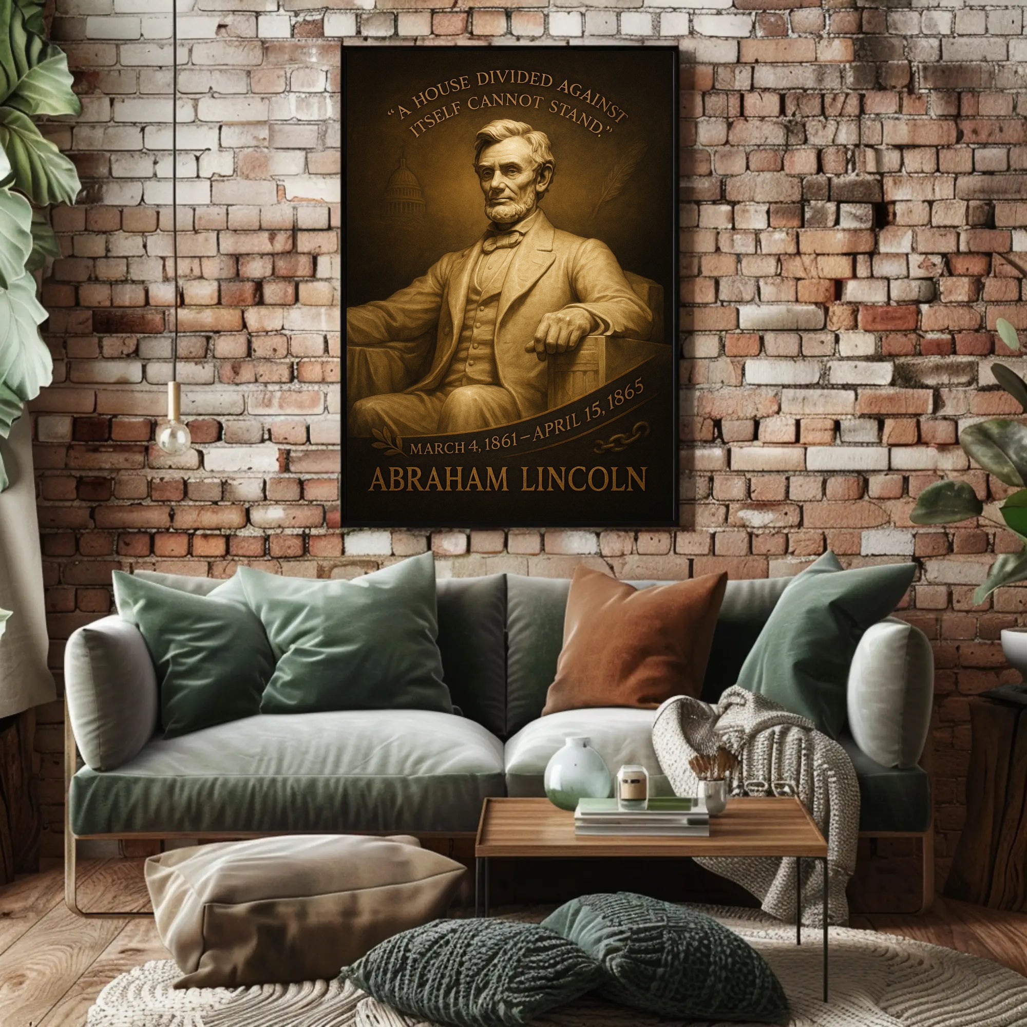Abraham Lincoln 16th President Poster PosterGoat