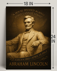Abraham Lincoln 16th President Poster PosterGoat