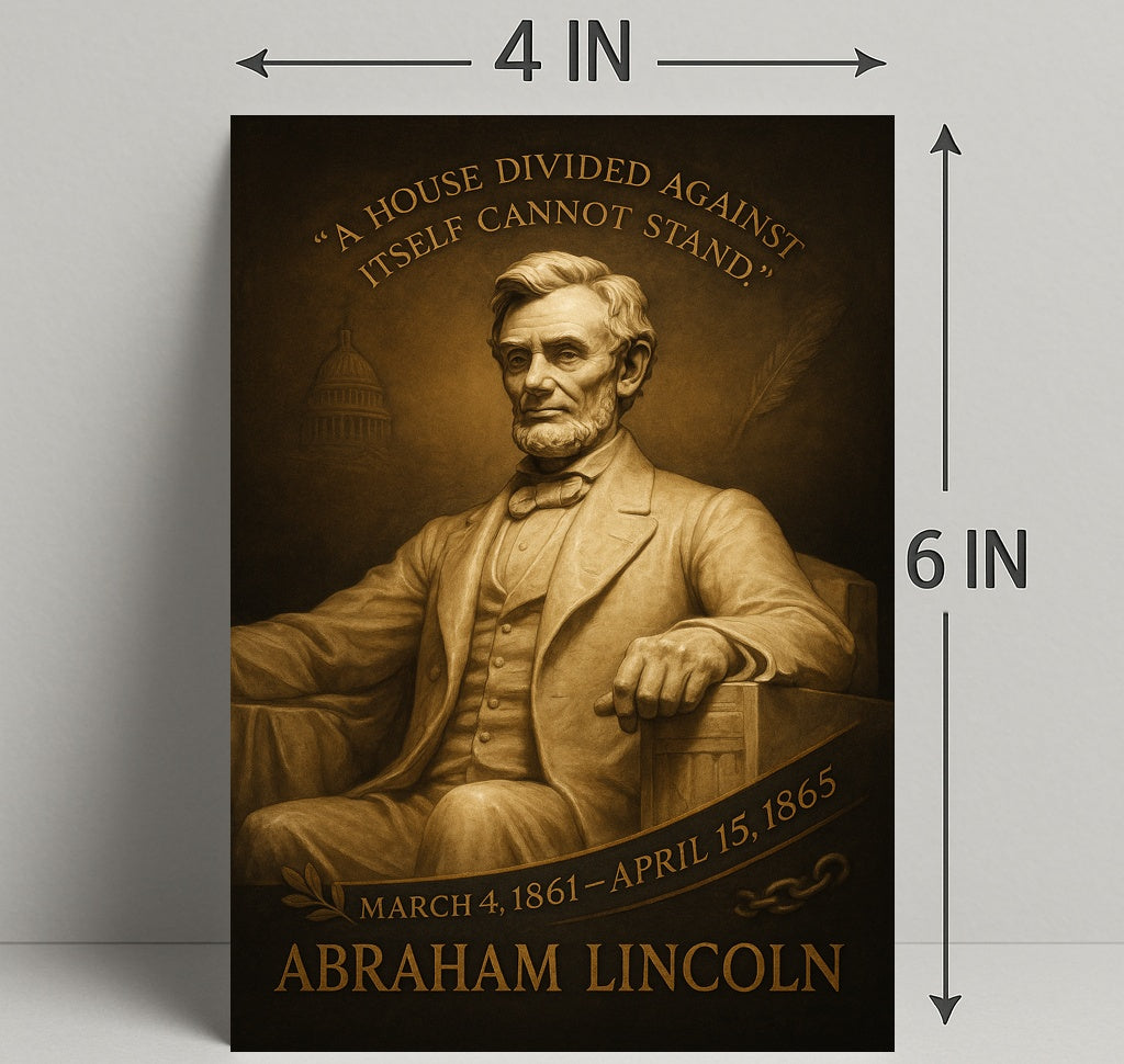 Abraham Lincoln 16th President Poster PosterGoat