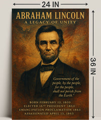 Abraham Lincoln 16th President Poster PosterGoat