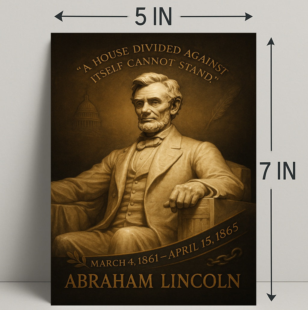 Abraham Lincoln 16th President Poster PosterGoat