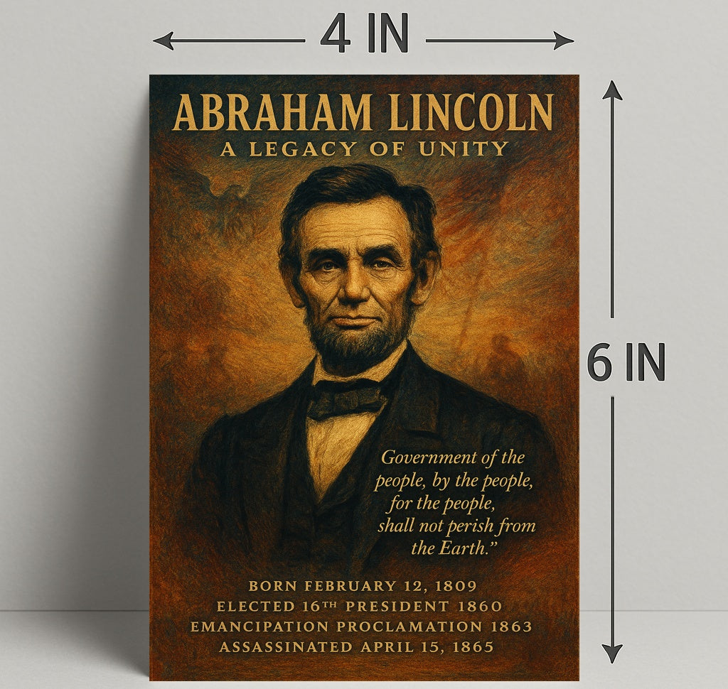 Abraham Lincoln 16th President Poster PosterGoat
