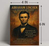 Abraham Lincoln 16th President Poster PosterGoat