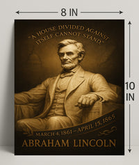 Abraham Lincoln 16th President Poster PosterGoat
